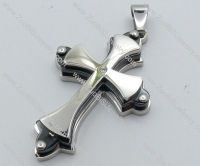 Stainless Steel Cross Pendant -JP050526