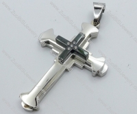 Stainless Steel Cross Pendant -JP050530