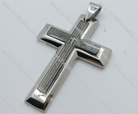 Stainless Steel Cross Pendant -JP050537