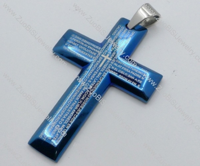 Stainless Steel Cross Pendant -JP050538