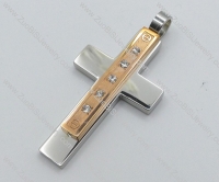 Stainless Steel Cross Pendant -JP050542