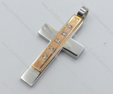 Stainless Steel Cross Pendant -JP050542