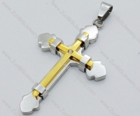 Stainless Steel Cross Pendant -JP050544