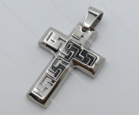 Stainless Steel Cross Pendant -JP050548