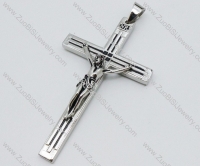 Stainless Steel Cross Pendant -JP050556