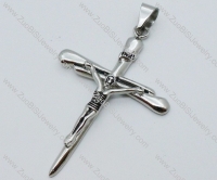 Stainless Steel Cross Pendant -JP050562
