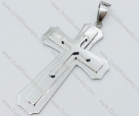 Stainless Steel Cross Pendant -JP050582