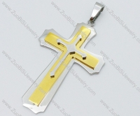 Stainless Steel Cross Pendant -JP050585