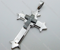 Stainless Steel Cross Pendant -JP050592