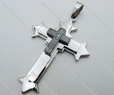 Stainless Steel Cross Pendant -JP050592