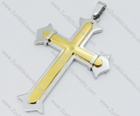 Stainless Steel Cross Pendant -JP050611