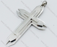 Stainless Steel Cross Pendant -JP050613