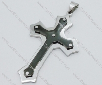 Stainless Steel Cross Pendant -JP050639