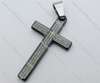 Stainless Steel Cross Pendant -JP050642