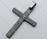 Stainless Steel Cross Pendant -JP050643