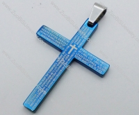 Stainless Steel Cross Pendant -JP050645