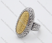 Elegant Gold Stainless Steel Ring - JR090216