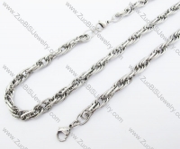 Stainless Steel jewelry set -JS100051