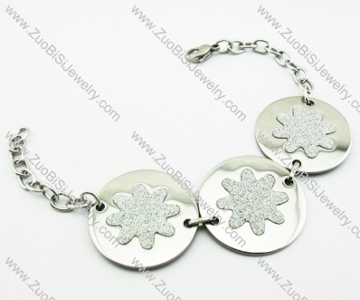Stainless Steel Flower Bracelet -JB140021