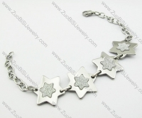 Stainless Steel Five-pointed star Bracelet -JB140027