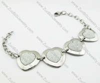 Stainless Steel Heart Bracelet -JB140035