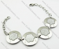 Stainless Steel Flower Bracelet -JB140042