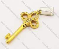 Stainless Steel Key Pendant -JP140048