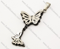 Stainless Steel Butterfly Pendant -JP140055