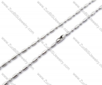 3mm width Stainless Steel Chain Necklace in length of 500mm -JN150042