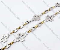 Stainless Steel Cross Necklace -JN150080