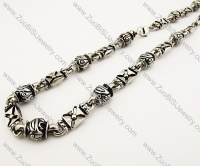 Mens Biker Stainless Steel Necklace 21.5 inch -JN170009