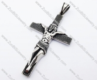 Stainless Steel Jesus Cross Pendant - JP170166