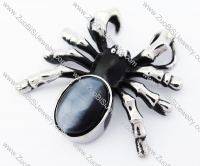 Dusty Blue Stainless Steel Spider Pendant for Man - JP170229