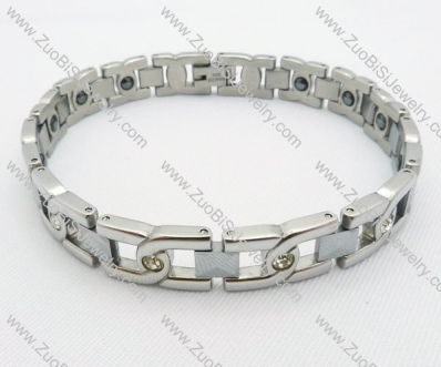 Men's Stainless Steel Magnetic Bracelet JB220009