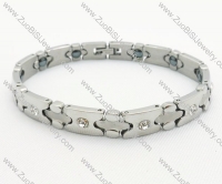 Elegant Lady Stainless Steel Magnetic Bracelet JB220011
