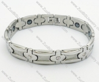Four Clover Stainless Steel Magnetic Bracelet JB220014