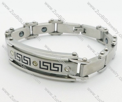 Mens' Stainless Steel Magnetic Bracelet JB220017
