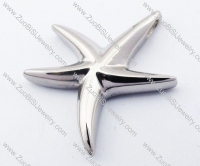 Small Stainless Steel Sea Star Pendant-JP330002