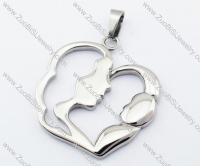 Stainless Steel mother love Pendant for Mother's Day gift -JP330030
