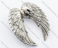 Small Stainless Steel Wing Pendant-JP330051