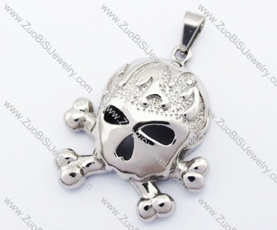 Cute Stainless Steel Skull Devilkin Pendant -JP330059