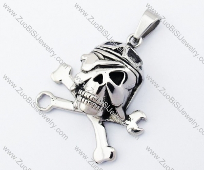 cyclopia Skull Pendant in Stainless Steel -JP330060