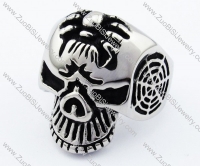 the Tempter Ring in Stainless Steel looks like skull -JR330003