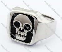 Stainless Steel Skull Ring -JR330019