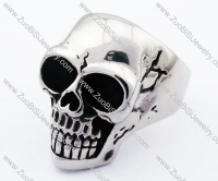 Stainless Steel Skull Ring -JR330054