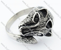 Stainless Steel Wolf Ring -JR330056