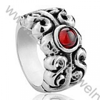 Stainless Steel Stone Ring - JR350033