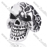 Stainless Steel Skull Ring - JR350057