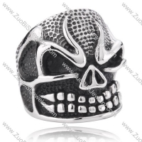 Stainless Steel Skull Ring - JR350068