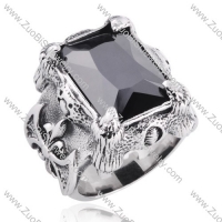 Stainless Steel Stone Ring - JR350101